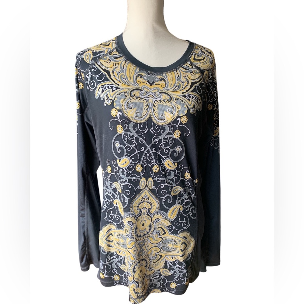 Athleta long sleeve crew neck size Large Tall